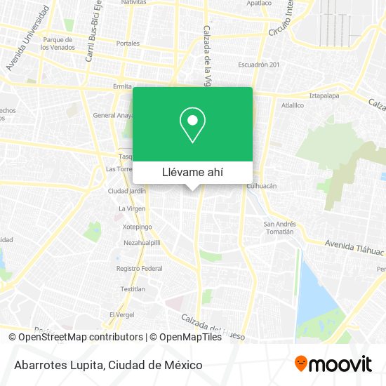 Mapa de Abarrotes Lupita