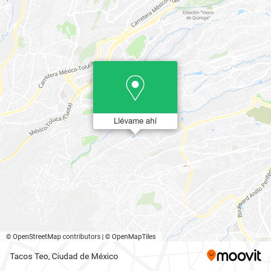 Mapa de Tacos Teo