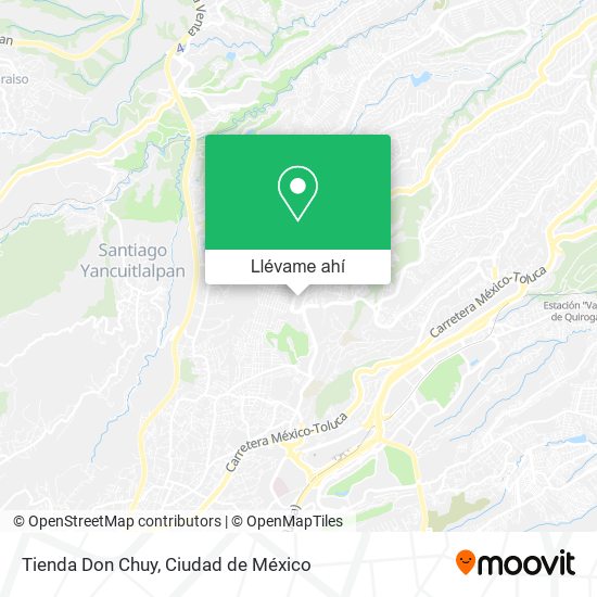 Mapa de Tienda Don Chuy