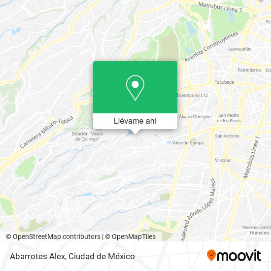 Mapa de Abarrotes Alex