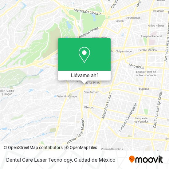 Mapa de Dental Care Laser Tecnology