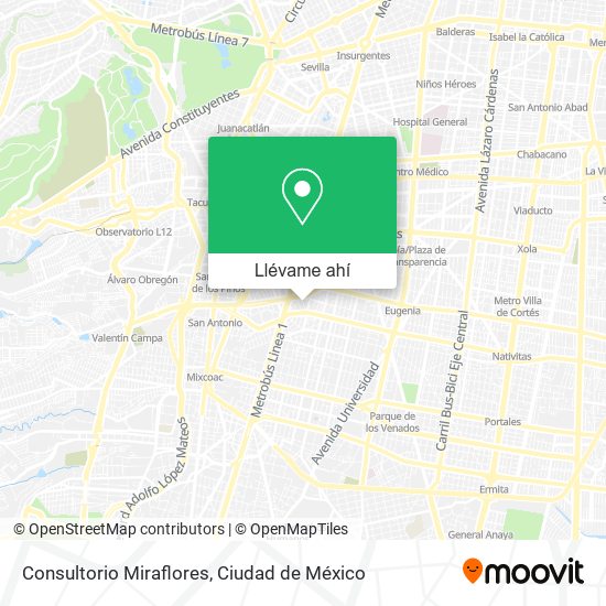 Mapa de Consultorio Miraflores