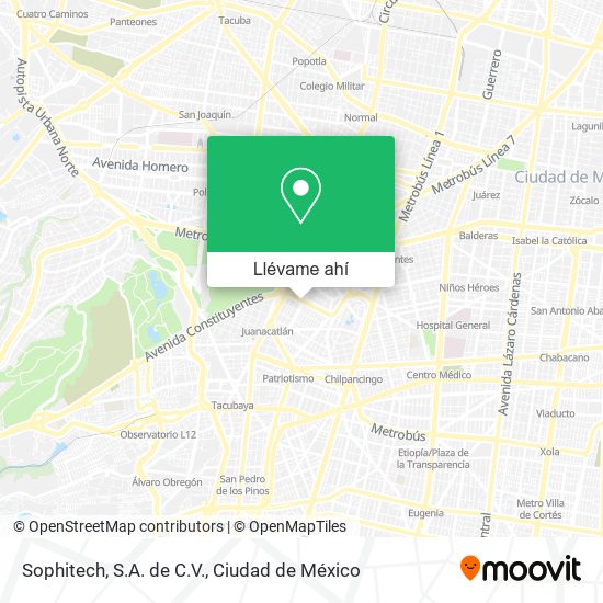 Mapa de Sophitech, S.A. de C.V.