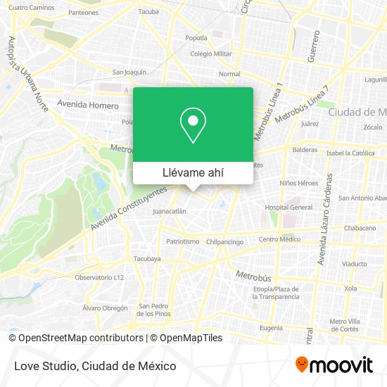 Mapa de Love Studio