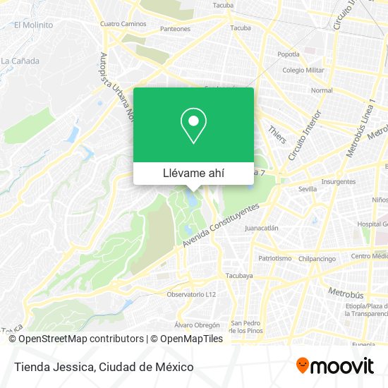 Mapa de Tienda Jessica