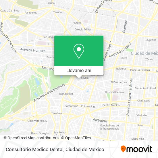 Mapa de Consultorio Médico Dental