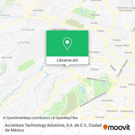 Mapa de Accenture Technology Solutions, S.A. de C.V.