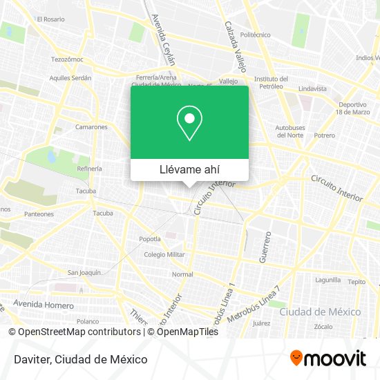 Mapa de Daviter