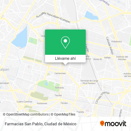 Mapa de Farmacias San Pablo