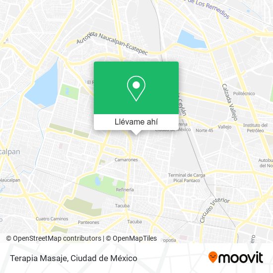 Mapa de Terapia Masaje