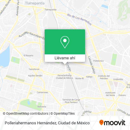 Mapa de Polleriahermanos Hernández