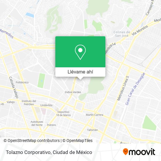 Mapa de Tolazno Corporativo