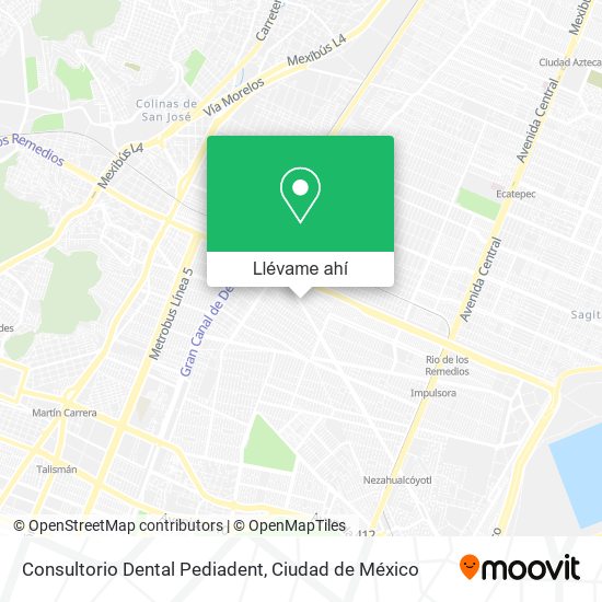 Mapa de Consultorio Dental Pediadent