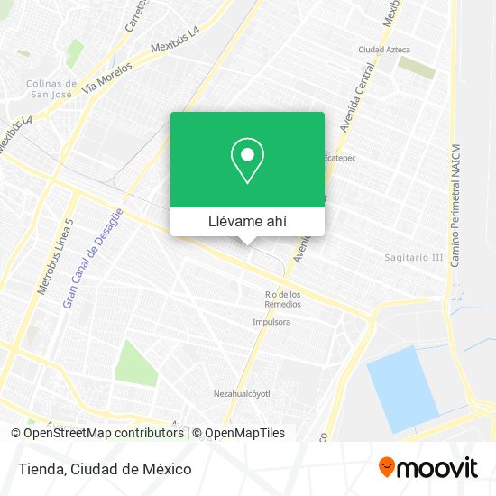 Mapa de Tienda