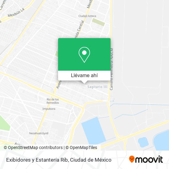 Mapa de Exibidores y Estantería Rib