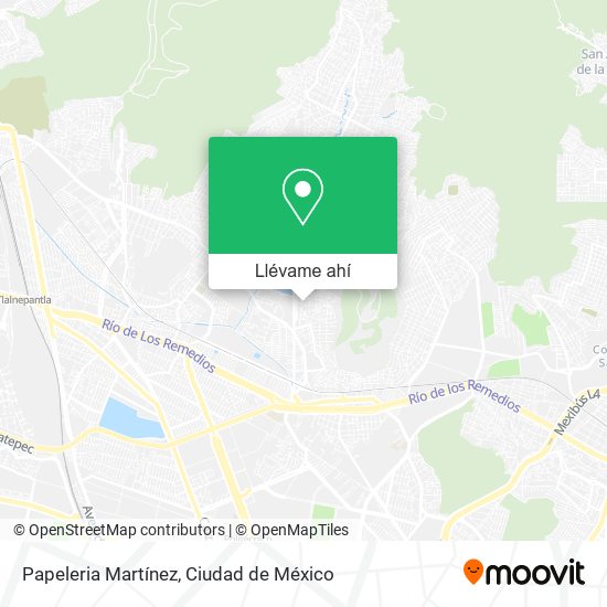 Mapa de Papeleria Martínez
