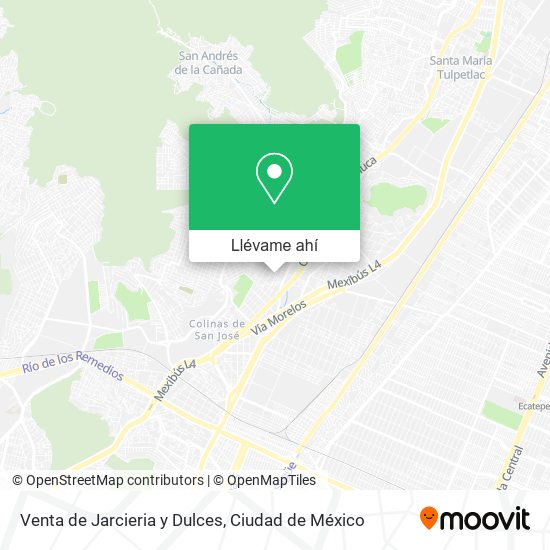 Mapa de Venta de Jarcieria y Dulces