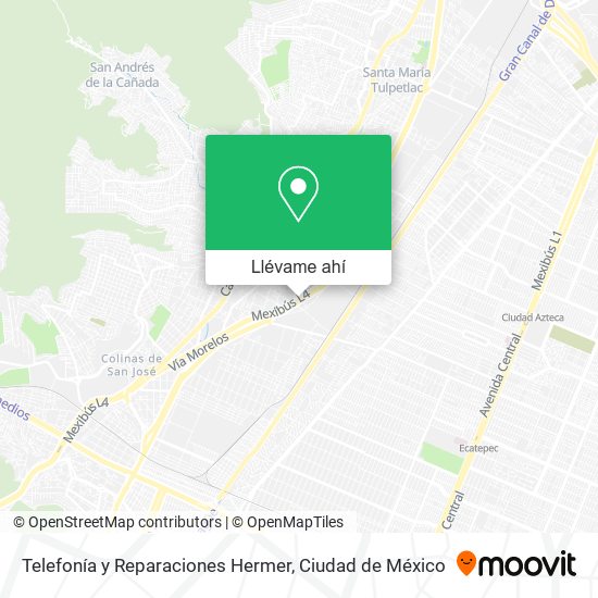 Mapa de Telefonía y Reparaciones Hermer