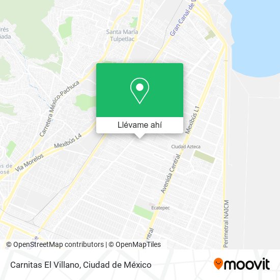 Mapa de Carnitas El Villano