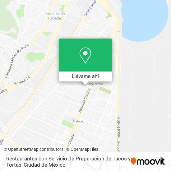 Mapa de Restaurantes con Servicio de Preparación de Tacos y Tortas