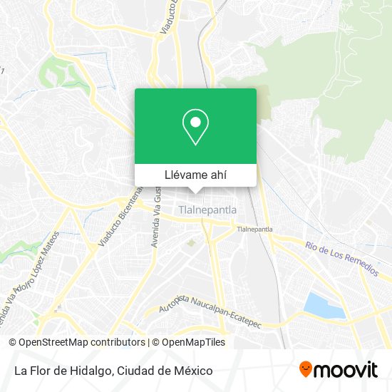Mapa de La Flor de Hidalgo