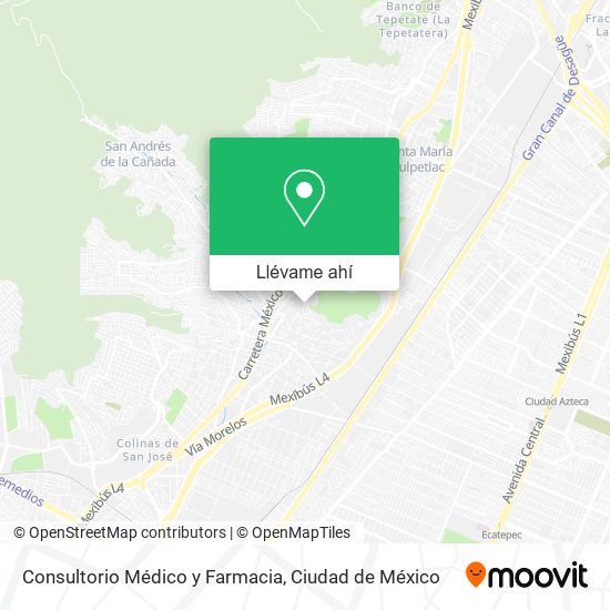 Mapa de Consultorio Médico y Farmacia