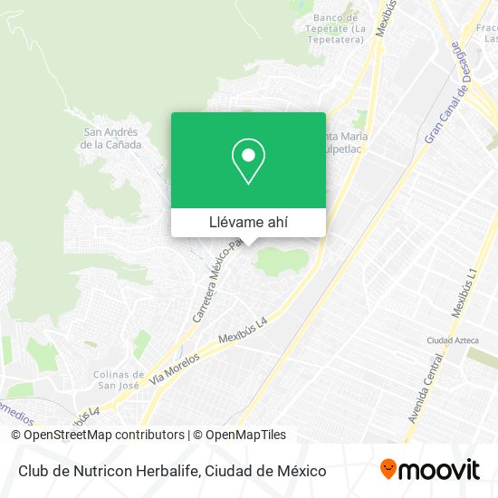 Mapa de Club de Nutricon Herbalife