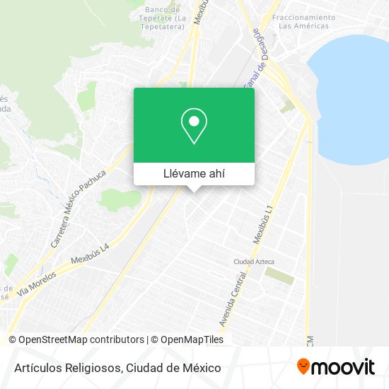 Mapa de Artículos Religiosos