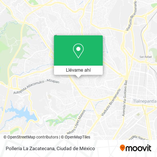 Mapa de Pollería La Zacatecana