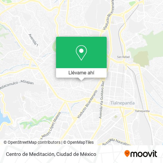 Mapa de Centro de Meditación