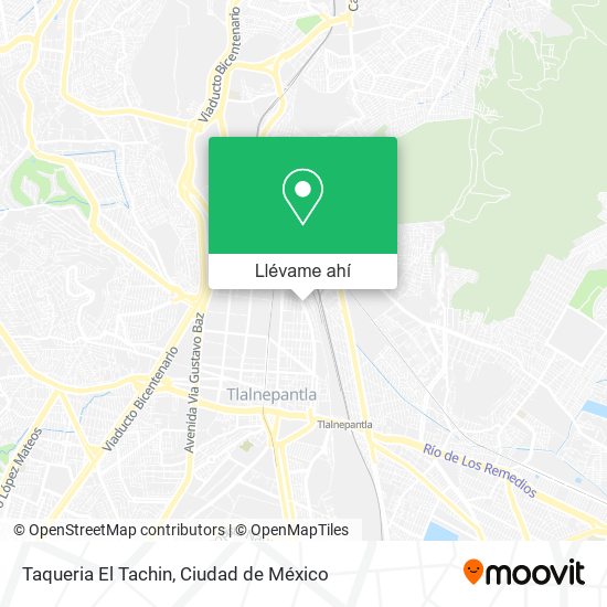 Mapa de Taqueria El Tachin