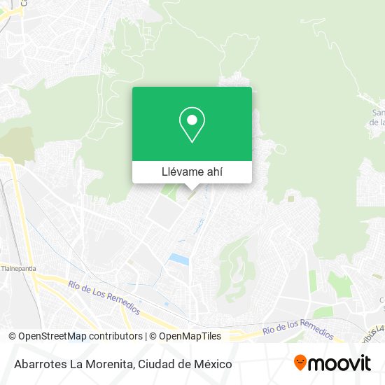 Mapa de Abarrotes La Morenita