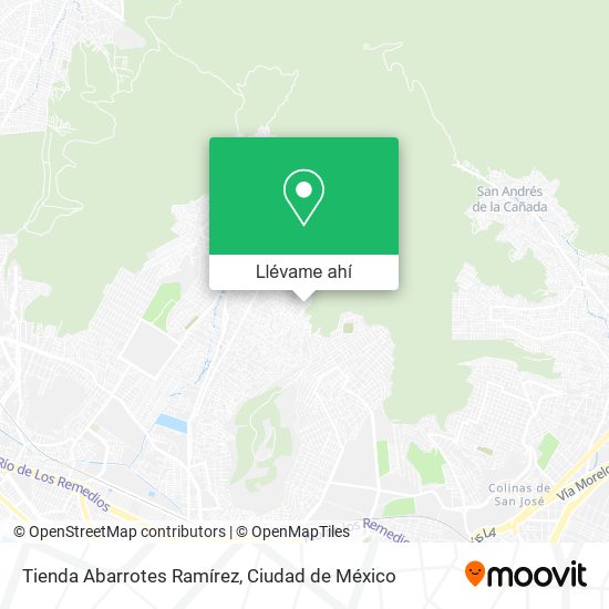 Mapa de Tienda Abarrotes Ramírez