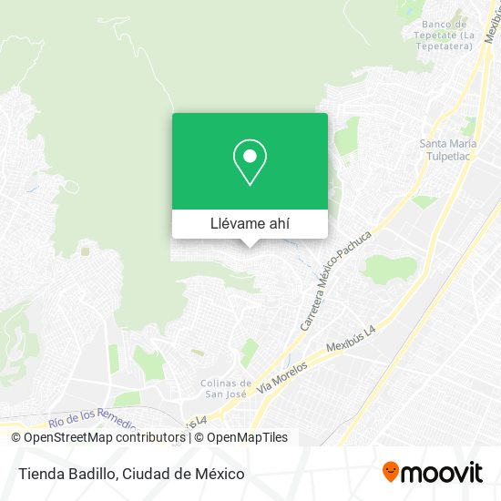 Mapa de Tienda Badillo