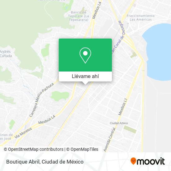 Mapa de Boutique Abril