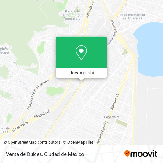 Mapa de Venta de Dulces