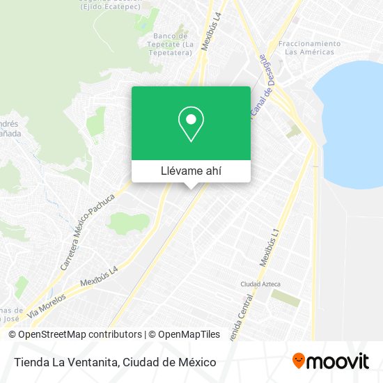 Mapa de Tienda La Ventanita