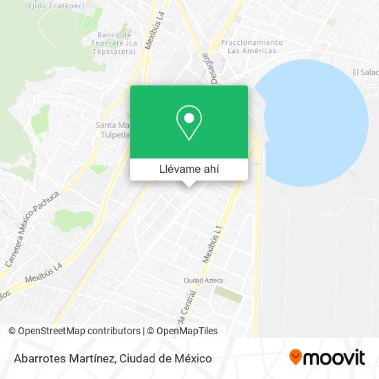 Mapa de Abarrotes Martínez