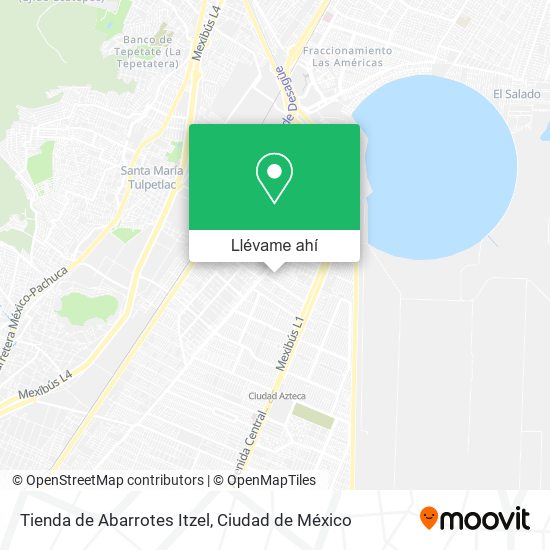 Mapa de Tienda de Abarrotes Itzel