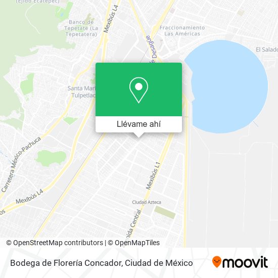 Mapa de Bodega de Florería Concador