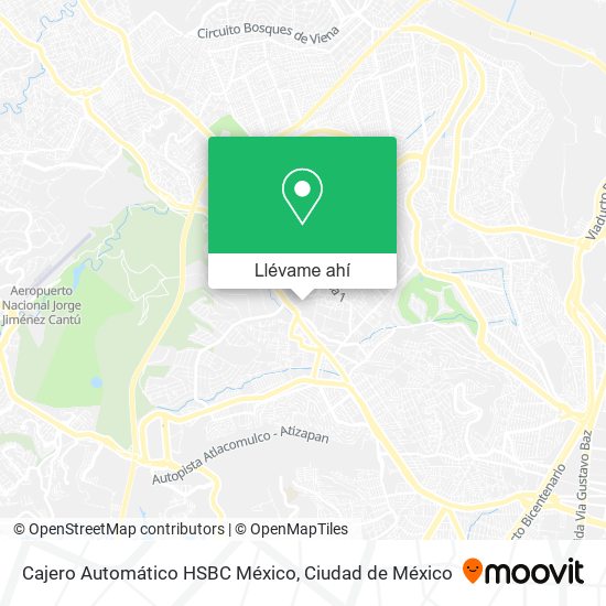 Mapa de Cajero Automático HSBC México