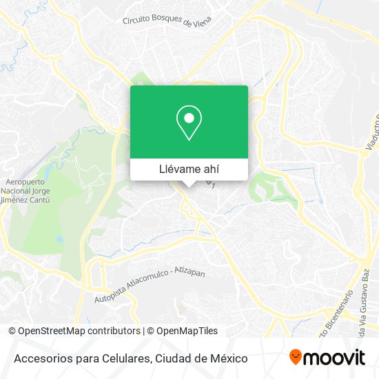 Mapa de Accesorios para Celulares