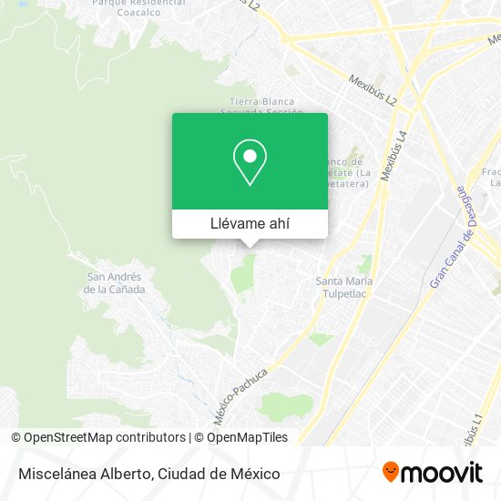 Mapa de Miscelánea Alberto