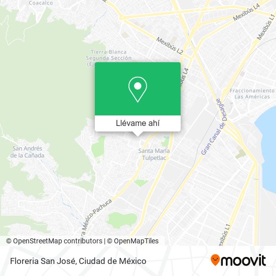 Mapa de Floreria San José