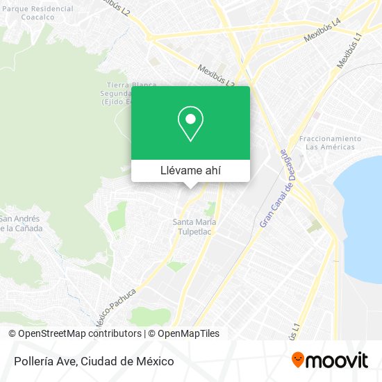 Mapa de Pollería Ave