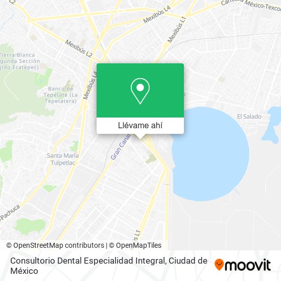 Mapa de Consultorio Dental Especialidad Integral