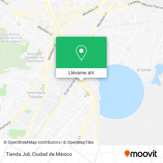 Mapa de Tienda Juli