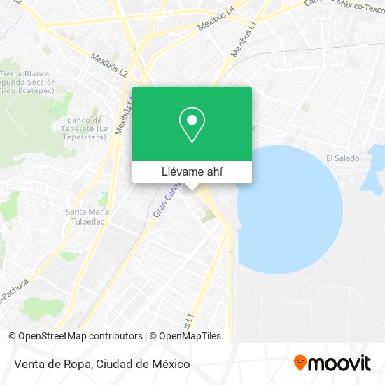 Mapa de Venta de Ropa