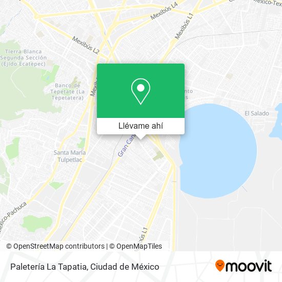 Mapa de Paletería La Tapatia