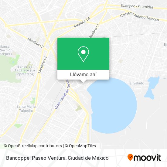 Mapa de Bancoppel Paseo Ventura